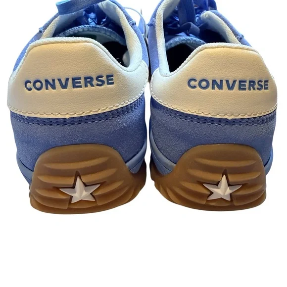 Converse Light Blue Suede Sneakers size 9 - Picture 2 of 7